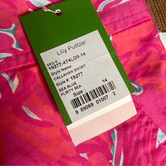 Lilly Pulitzer Flirty Sea Callahan Shorts‎ Size 14 - Picture 5 of 7